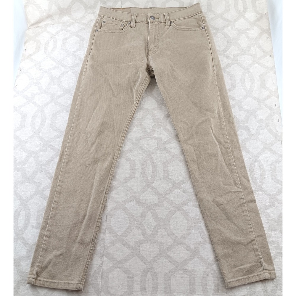 Levi's 512 Tan Jeans W29 L32 Casual Everyday Comfort